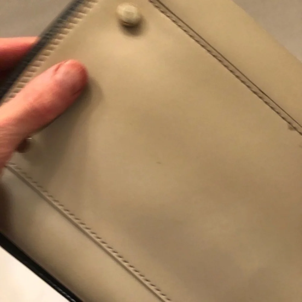 Kate spade colorblock trapeze leather bag